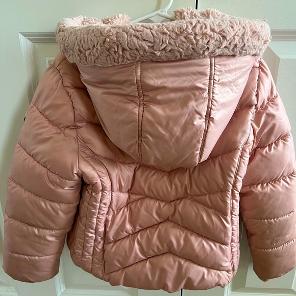 Michael Kors Girls Puffer Hooded Jacket - Picture 2 of 4